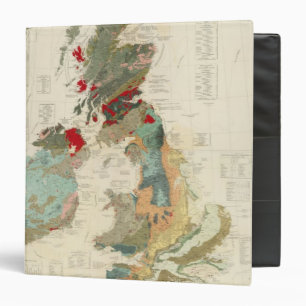 Composite Geological, palaeontological map Binder