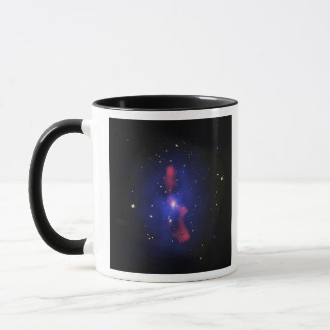 Composite image of a galaxy cluster mug (Left)