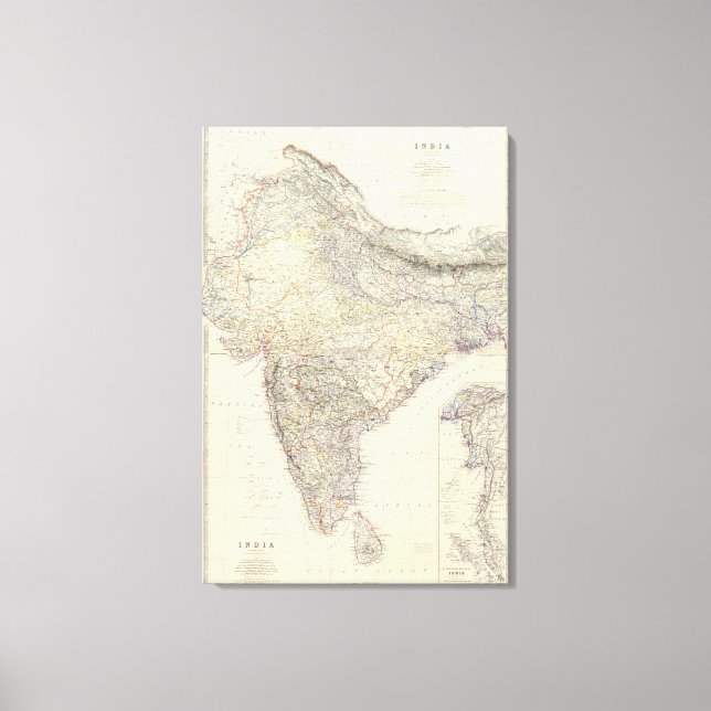Composite India Canvas Print (Front)
