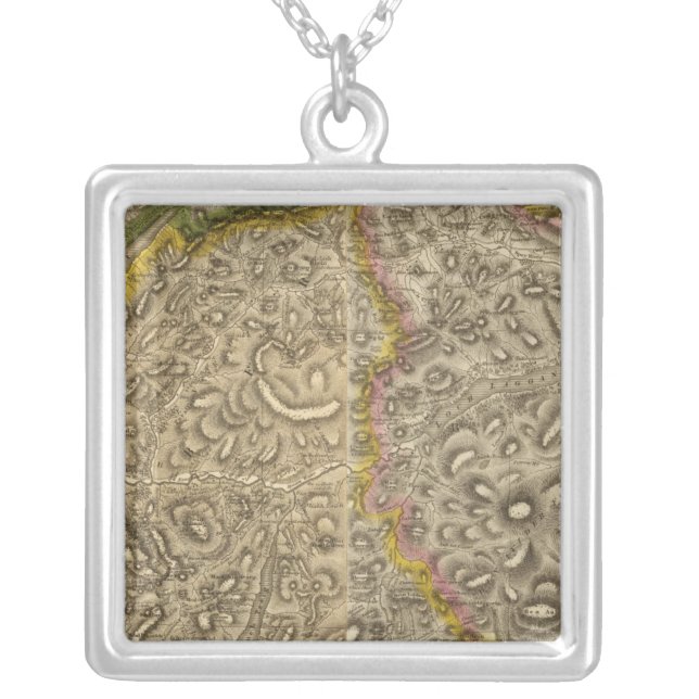 Composite Inverness Shire 2 Silver Plated Necklace (Front)
