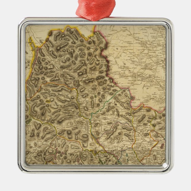 Composite Kirkcudbright Shire Metal Ornament (Front)