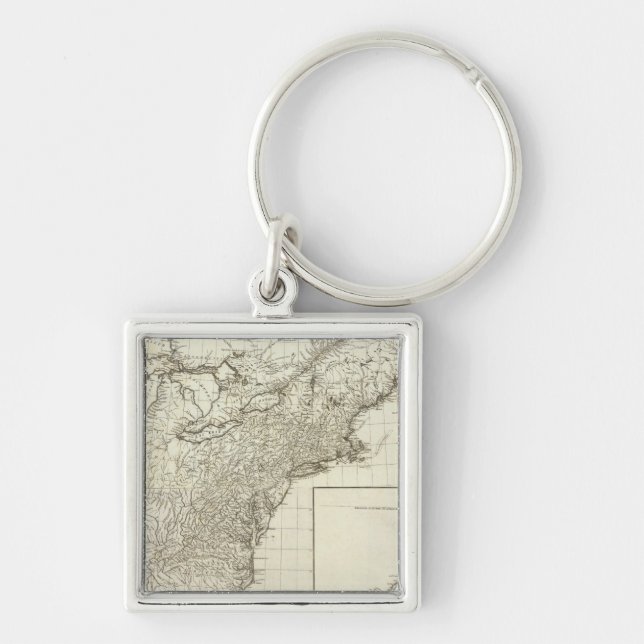 Composite Map of Canada Keychain (Front)
