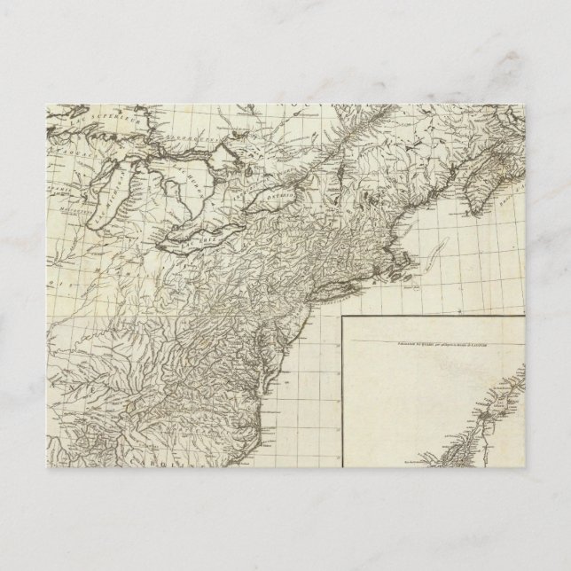 Composite Map of Canada Postcard (Front)