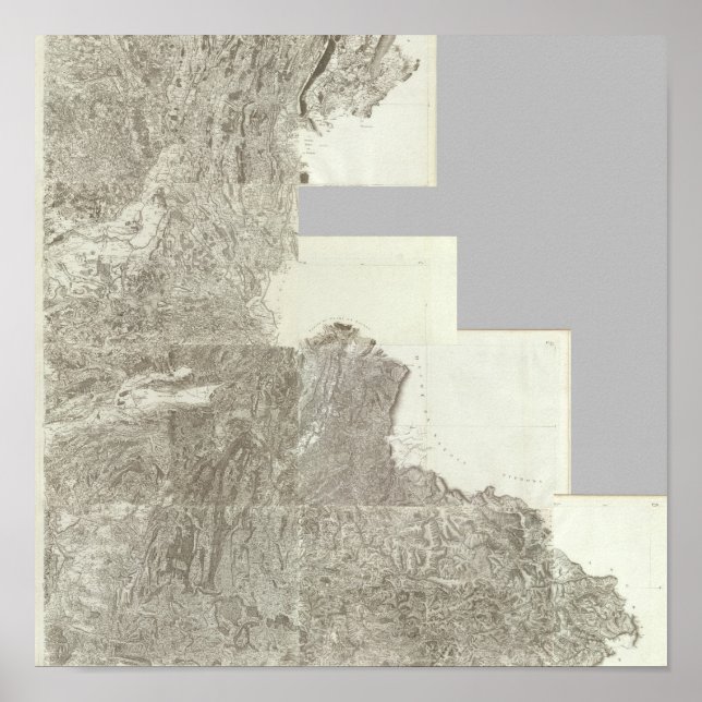 Composite Map of France 4 Poster (Front)