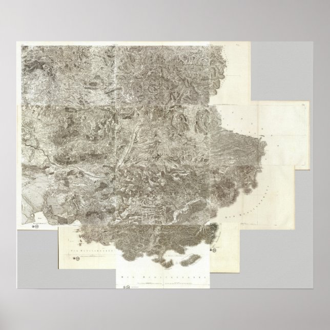 Composite Map of France Poster (Front)