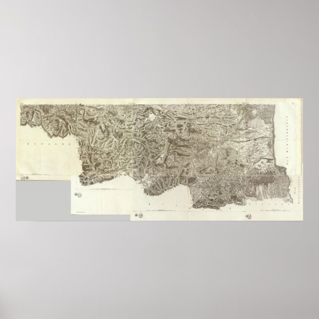 Composite Map of France Poster (Front)