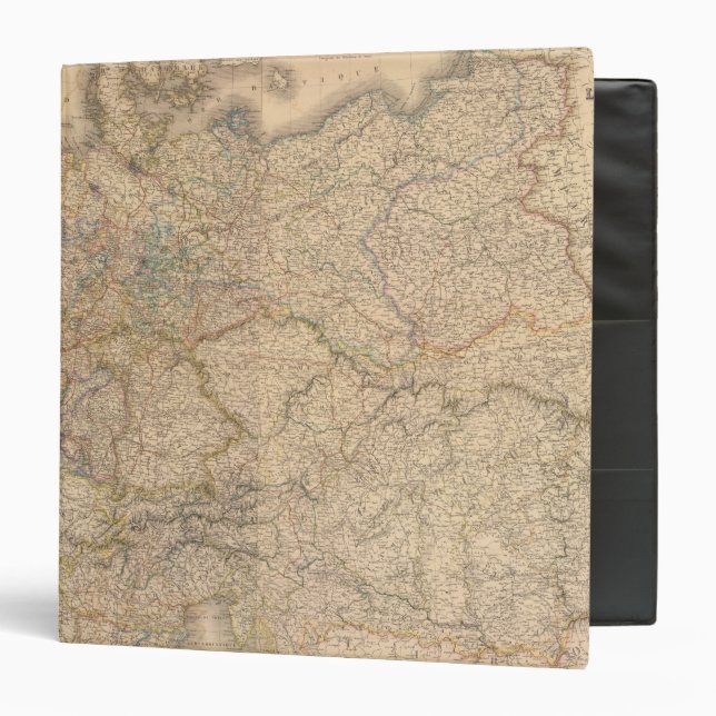 Composite Map of Germany 3 Ring Binder (Front/Inside)