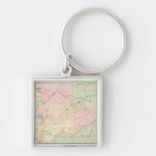 Composite Montana, Idaho Keychain