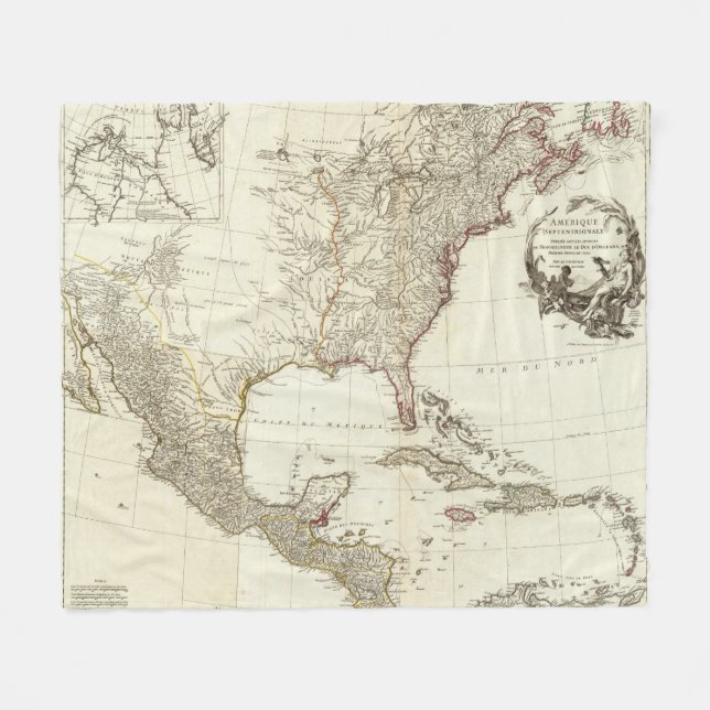 Composite North America 2 Fleece Blanket (Front (Horizontal))