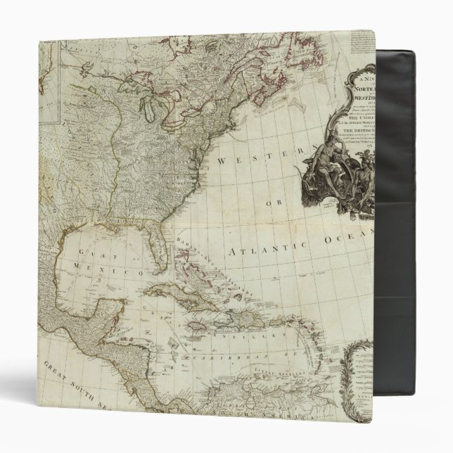 Composite North America, West India Islands 3 Ring Binder (Front/Inside)