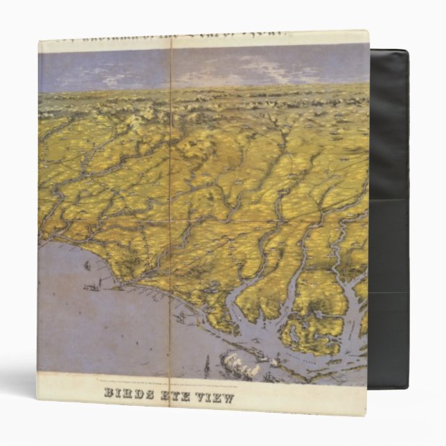 Composite Panorama of the Seat of War 3 Ring Binder (Front/Inside)