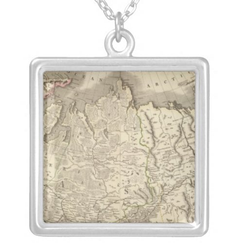 Composite Russian Empire Silver Plated Necklace