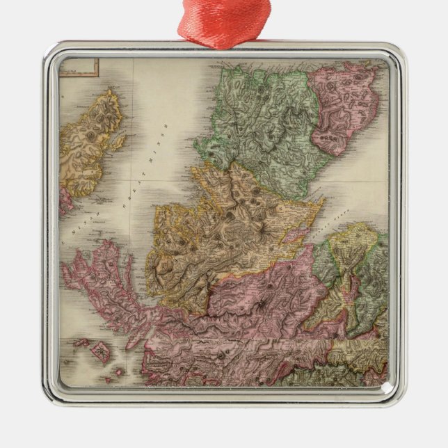 Composite Scotland Metal Ornament (Front)