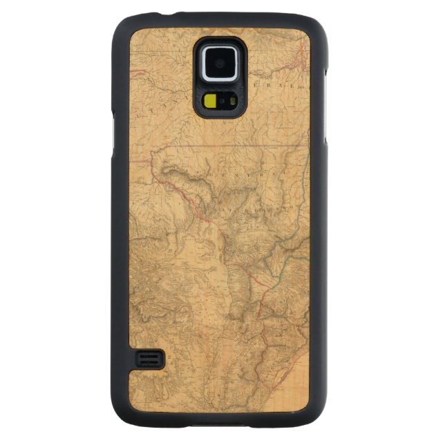 Composite South America 4 Carved Maple Galaxy S5 Slim Case (Back)