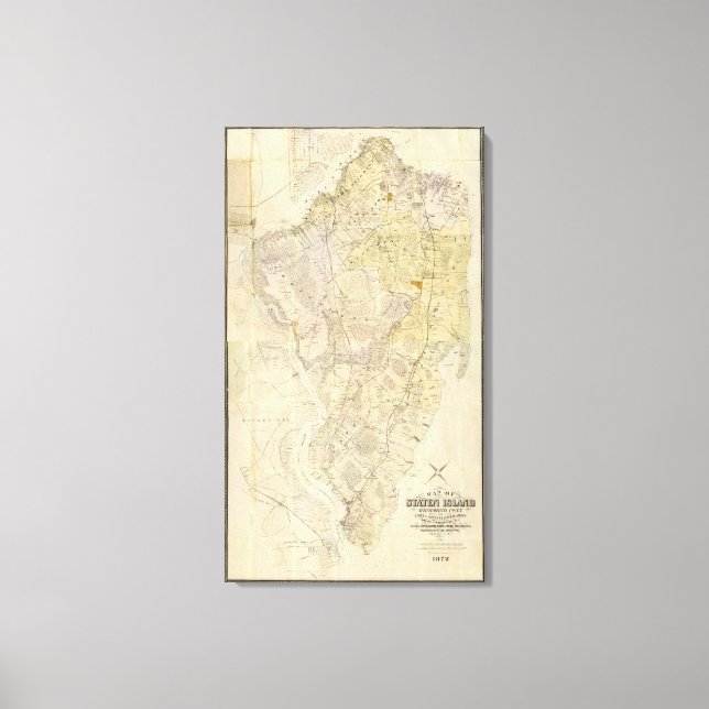 Composite Staten Island Canvas Print (Front)