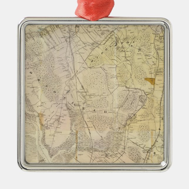 Composite Staten Island Metal Ornament (Front)