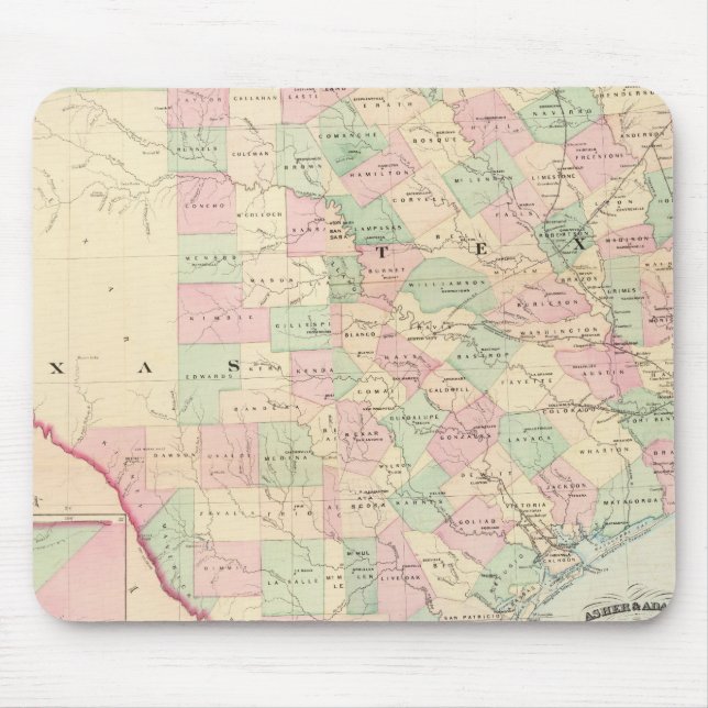Composite Texas Mouse Pad (Front)
