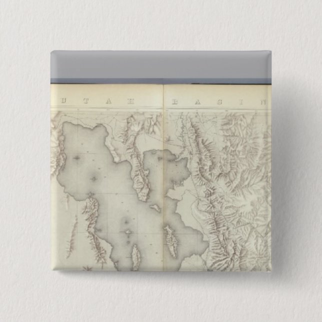 Composite Topographical maps IV Pinback Button (Front)