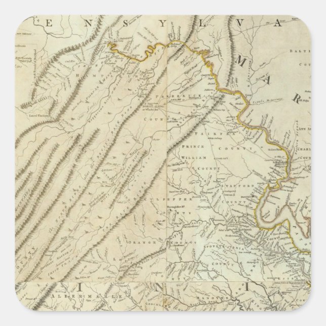 Composite Virginia Square Sticker (Front)