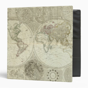 Composite World or terraqueous globe Binder