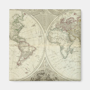 Composite World or terraqueous globe Magnet