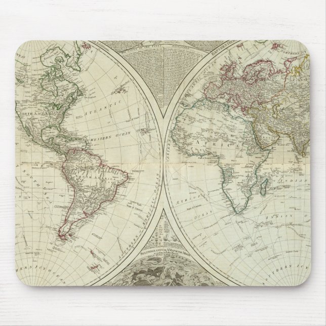 Composite World or terraqueous globe Mouse Pad (Front)