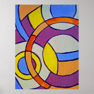 Composition #14 by Michael Moffa Poster