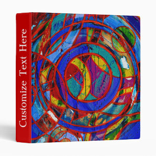 Composition #17 by Michael Moffa 3 Ring Binder