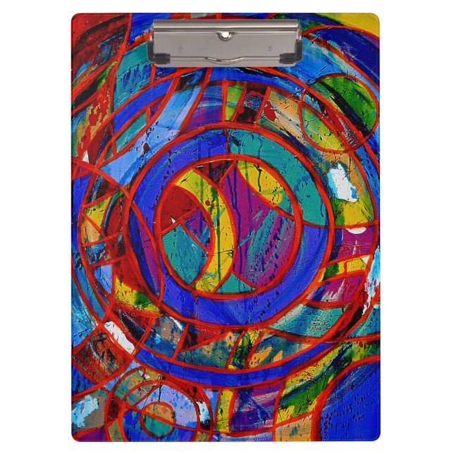 Composition #17 by Michael Moffa Clipboard (Front)