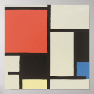 Composition 1921 Print Piet Mondrian Abstract Art