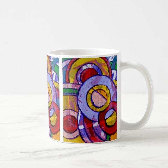 Composition #19 by Michael Moffa Coffee Mug (Right)