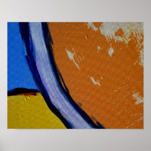 Composition #1A by Michael Moffa Poster