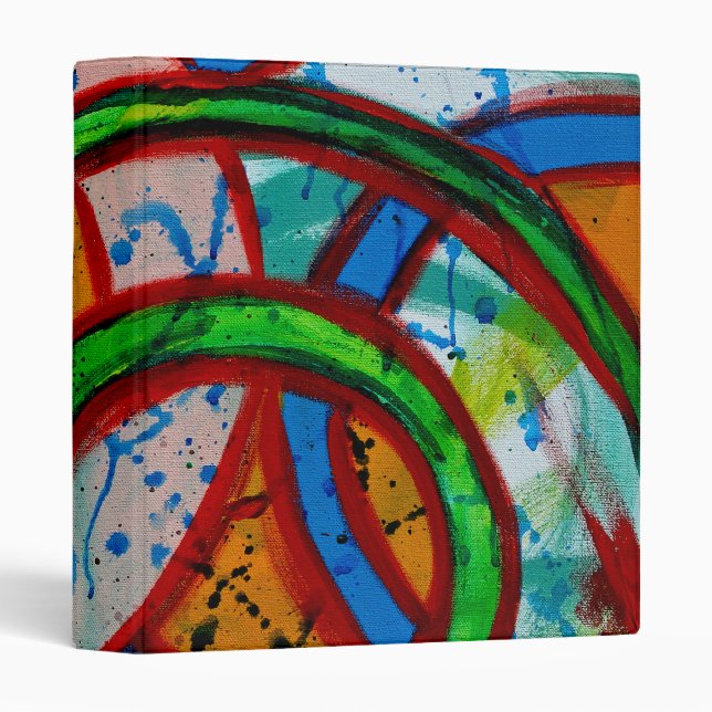 Composition #20 by Michael Moffa 3 Ring Binder (Front/Spine)