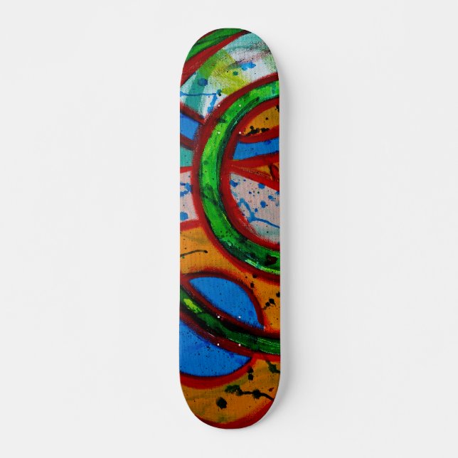 Composition #20C by Michael Moffa Skateboard Deck (Front)