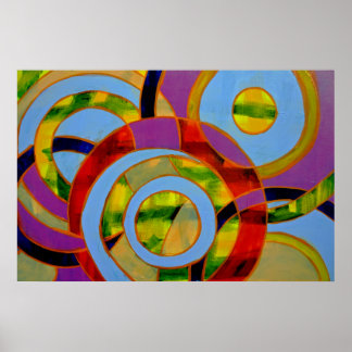 Composition #21 by Michael Moffa Poster