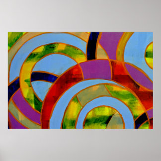 Composition #21A by Michael Moffa Poster