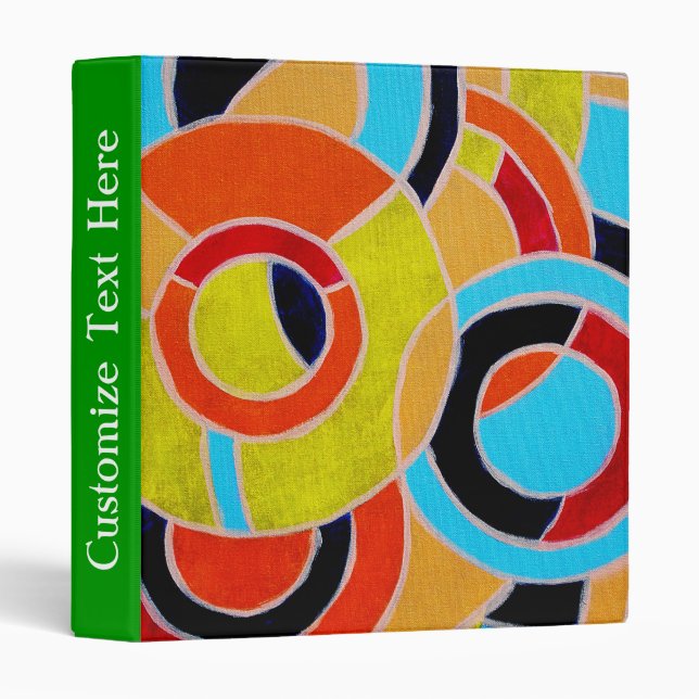 Composition #22 by Michael Moffa 3 Ring Binder (Front/Spine)