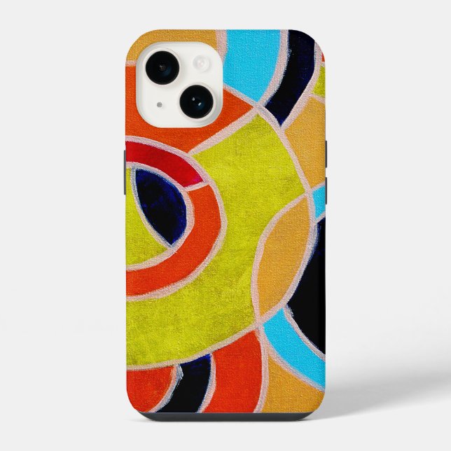 Composition #22 by Michael Moffa Iphone Case (Back)
