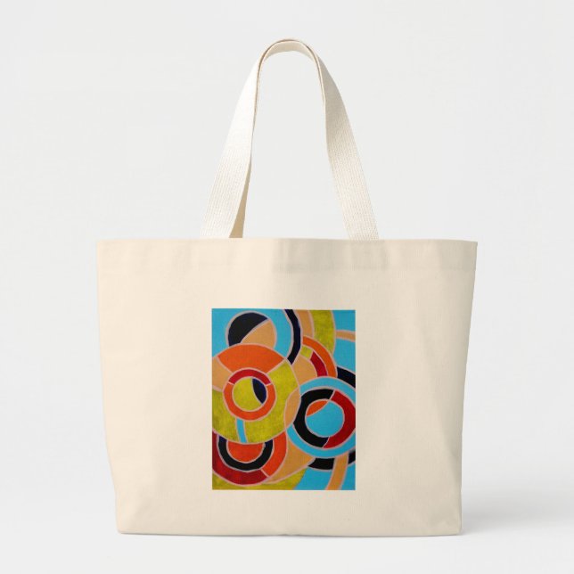 Composition #22 by Michael Moffa Large Tote Bag (Front)