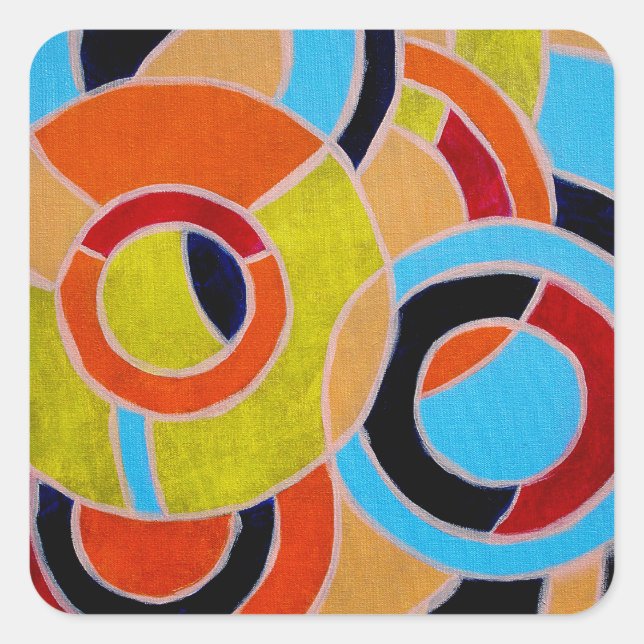 Composition #22 by Michael Moffa Square Sticker (Front)