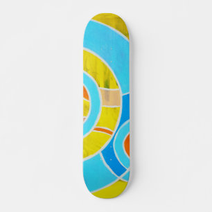Composition #23A by Michael Moffa Skateboard Deck