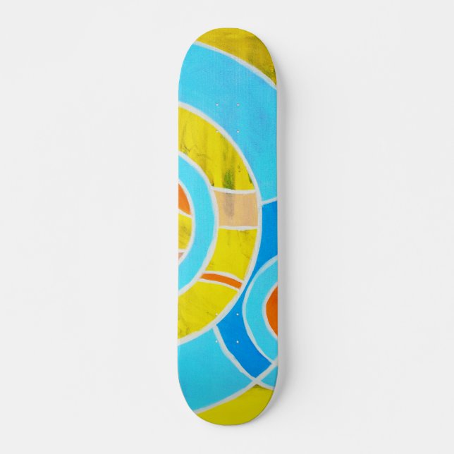 Composition #23A by Michael Moffa Skateboard Deck (Front)