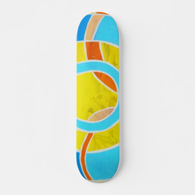 Composition #23B by Michael Moffa Skateboard Deck (Front)
