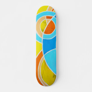 Composition #23C by Michael Moffa Skateboard Deck