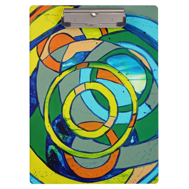 Composition #26 by Michael Moffa Clipboard (Front)