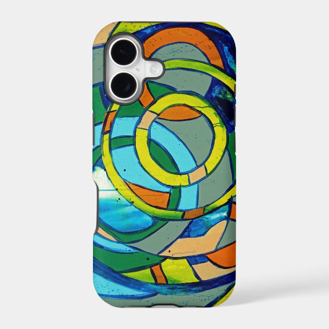 Composition #26 by Michael Moffa Iphone Case (Back)