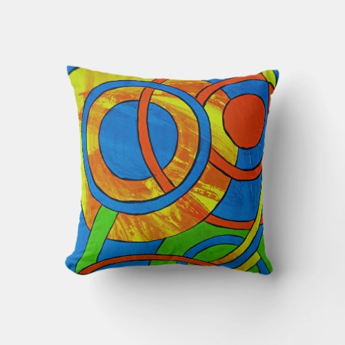 Composition 29 by Michael Moffa Throw Pillow