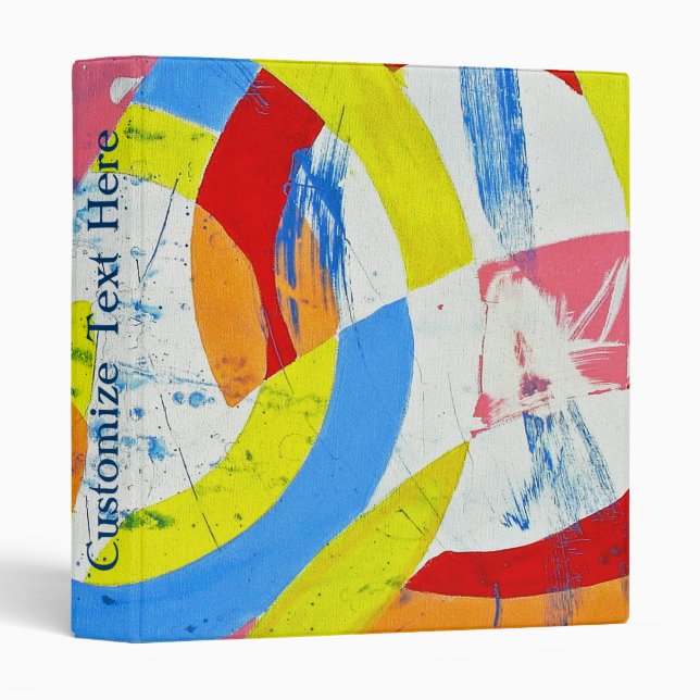 Composition #2 by Michael Moffa 3 Ring Binder (Front/Spine)