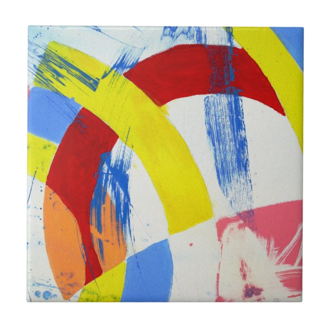 Composition #2 by Michael Moffa Ceramic Tile (Front)