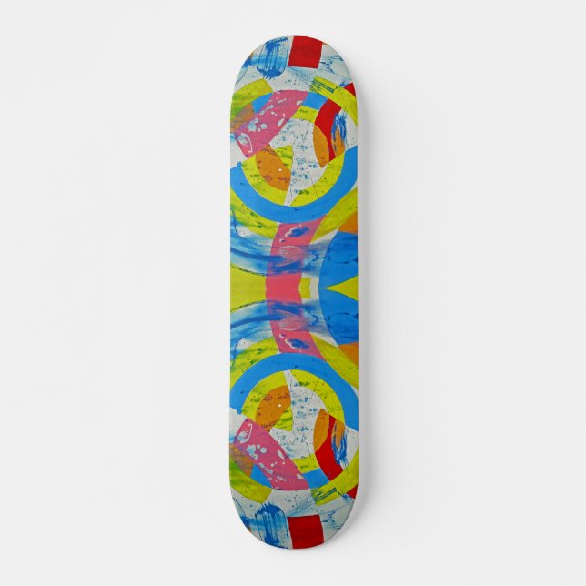Composition #2B by Michael Moffa Skateboard Deck (Front)